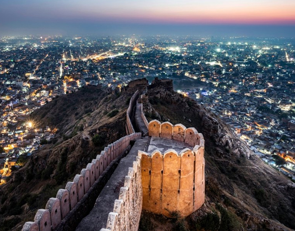 nahargarh fort night view trip